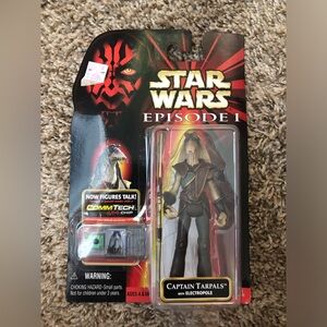 Star Wars E1 Captain Tarpals / Mint on Cardback Sealed / 1998